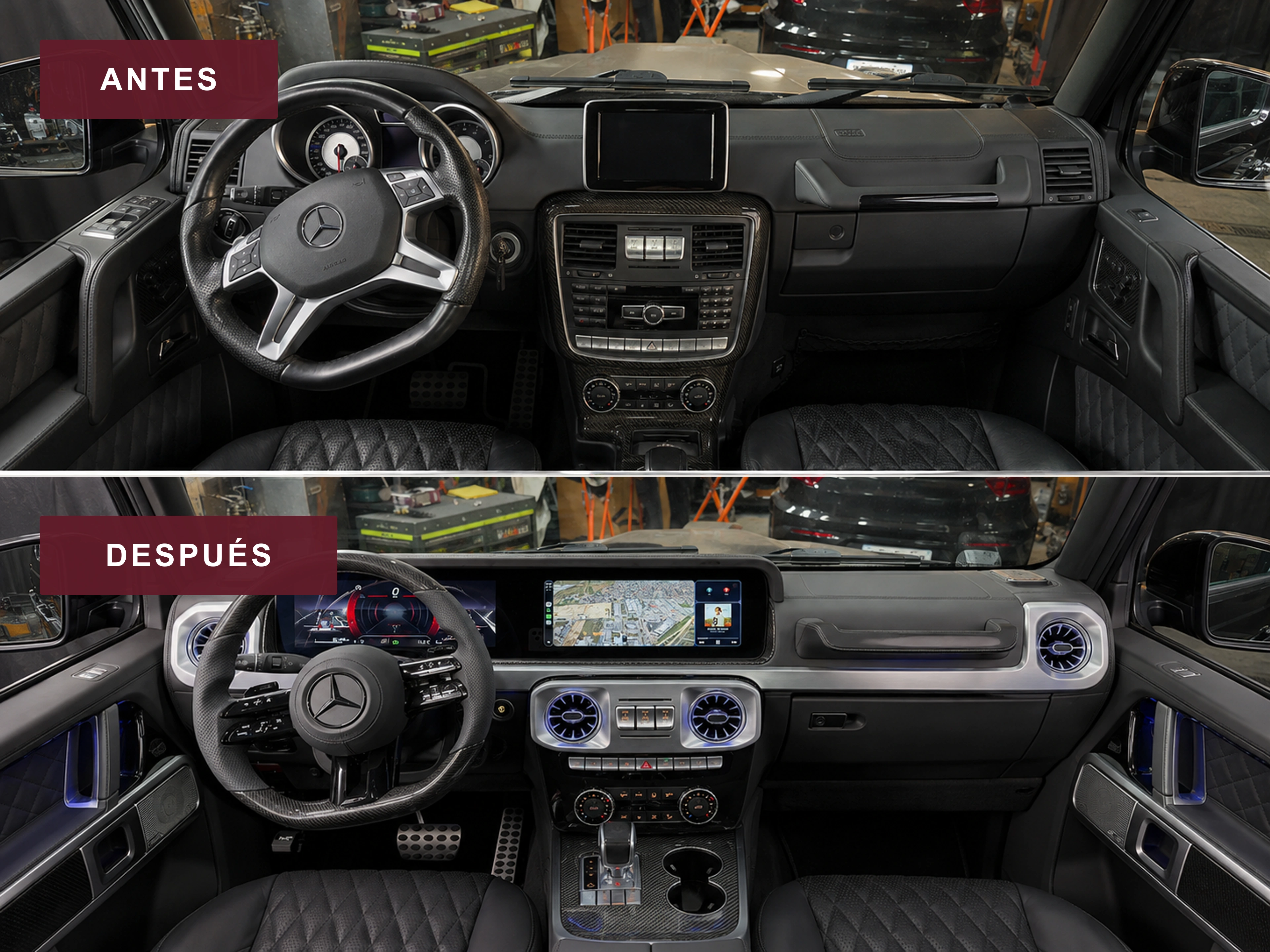 Upgrade Interior Clase G