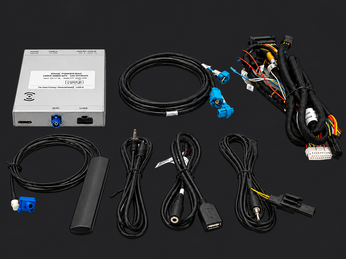 Modulo Interface CarPlay + Android Auto para Honda