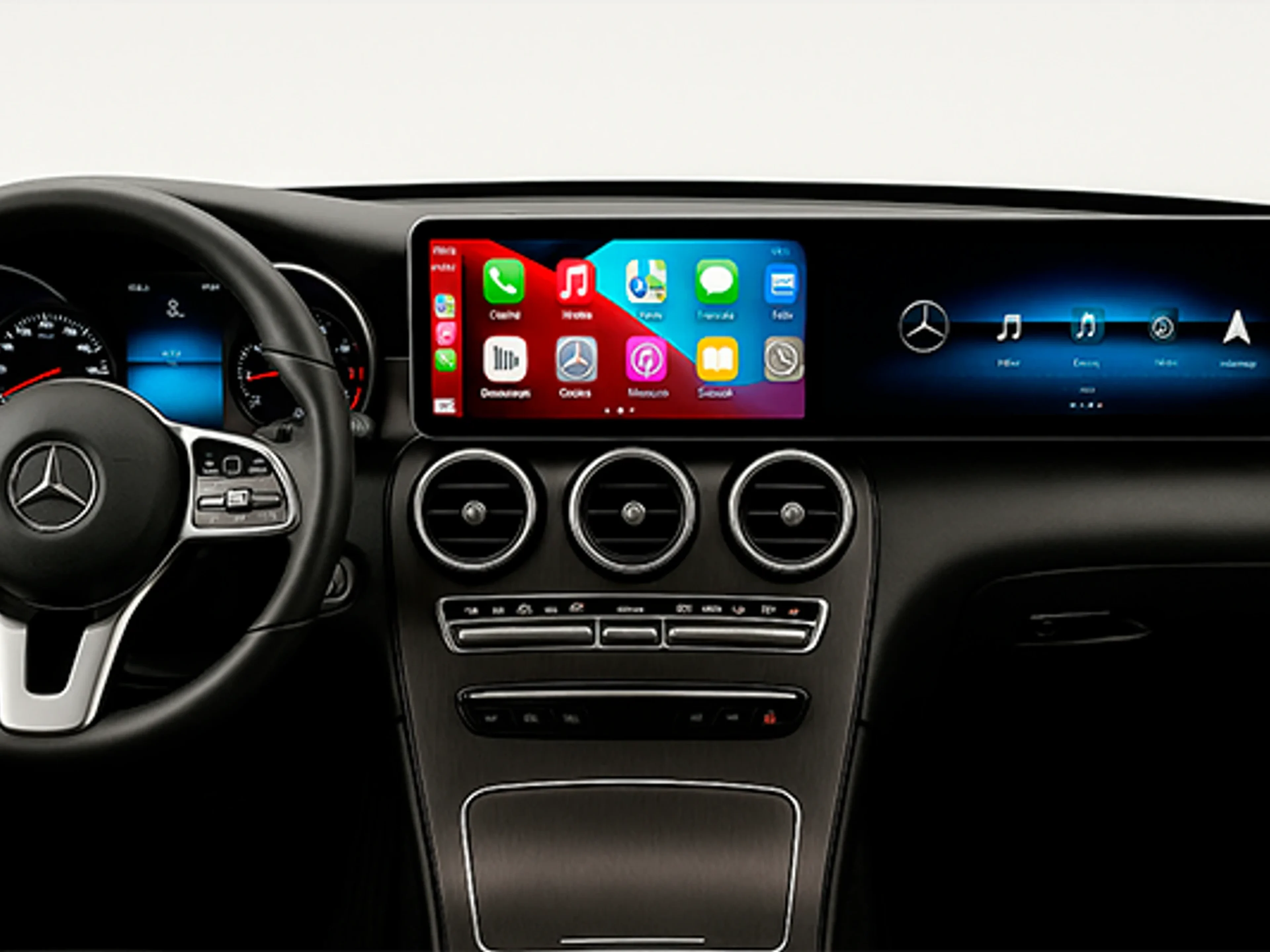 Pantalla dual integrada Mercedes-Benz
