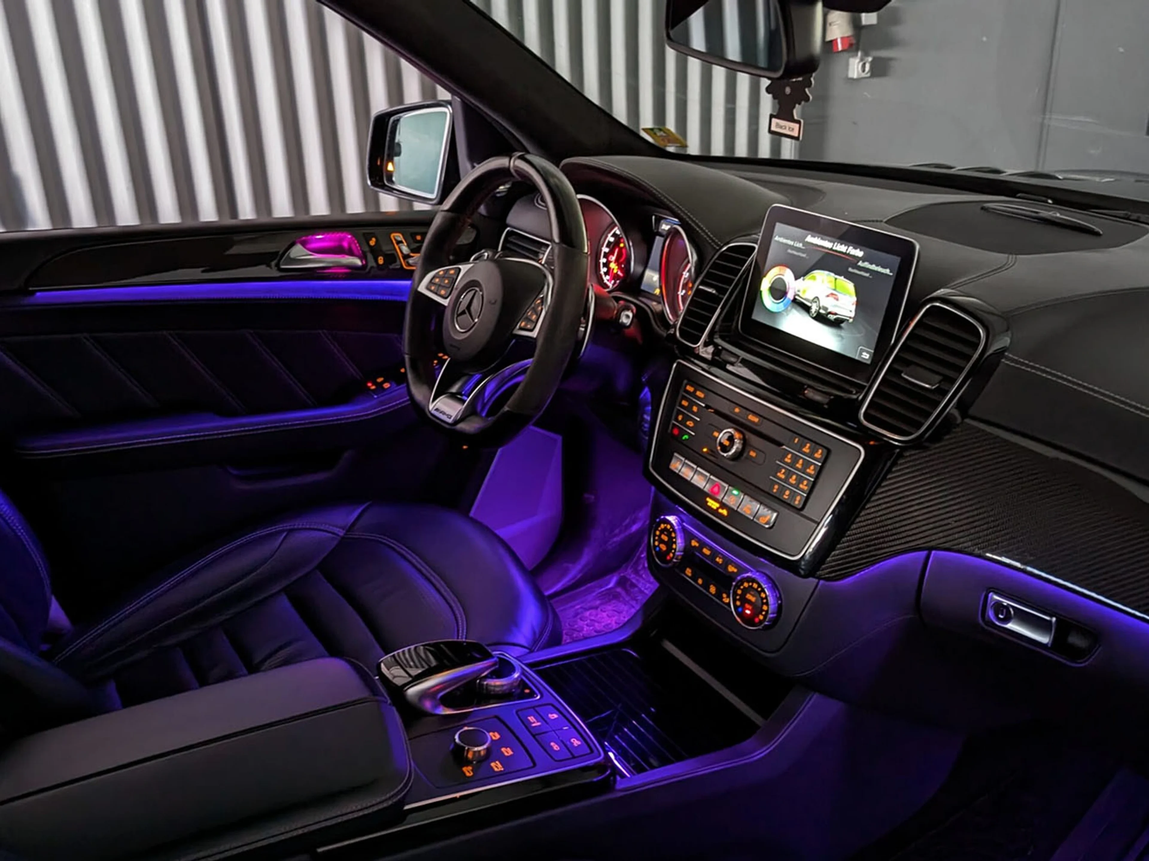 Iluminación Ambiental Mercedes-Benz GLE (W166)