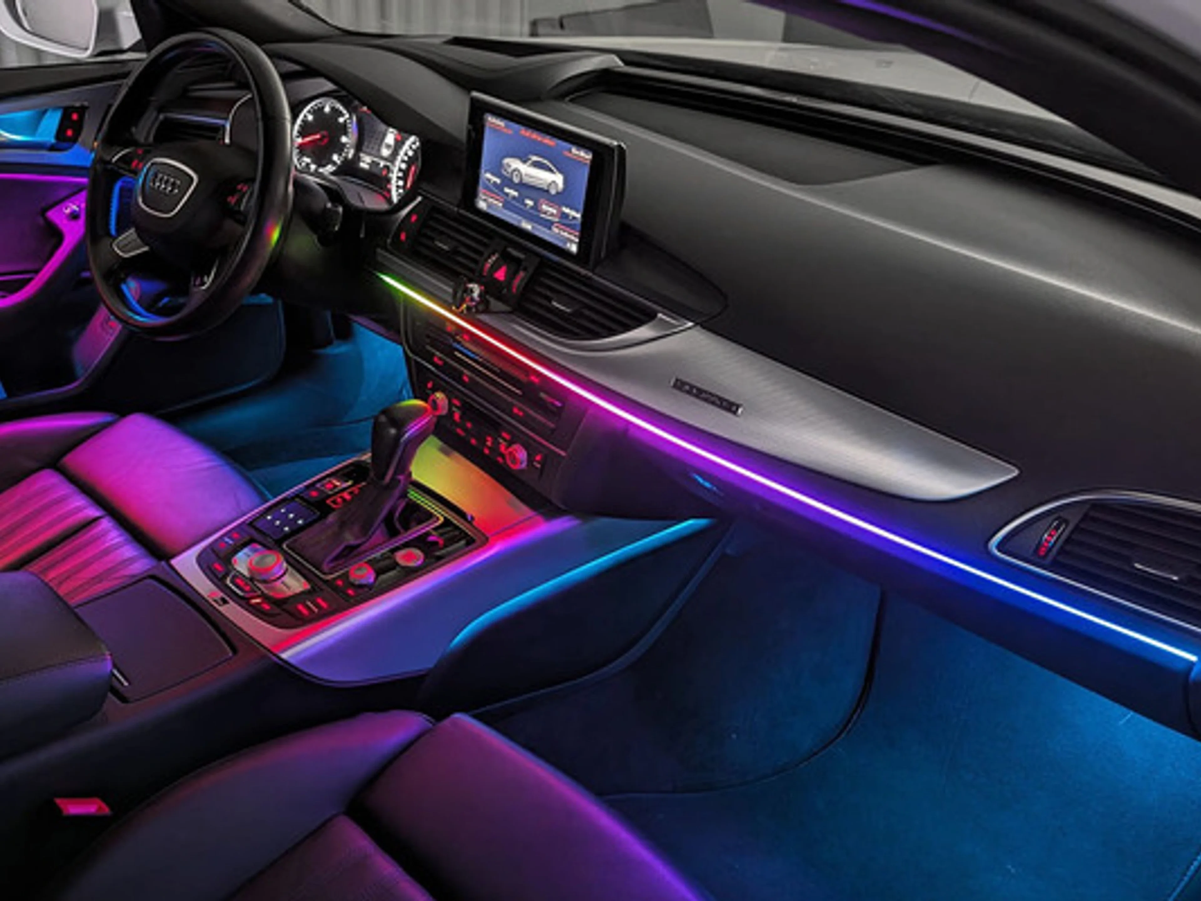 Iluminación ambiental AUDI A7 C7 4G