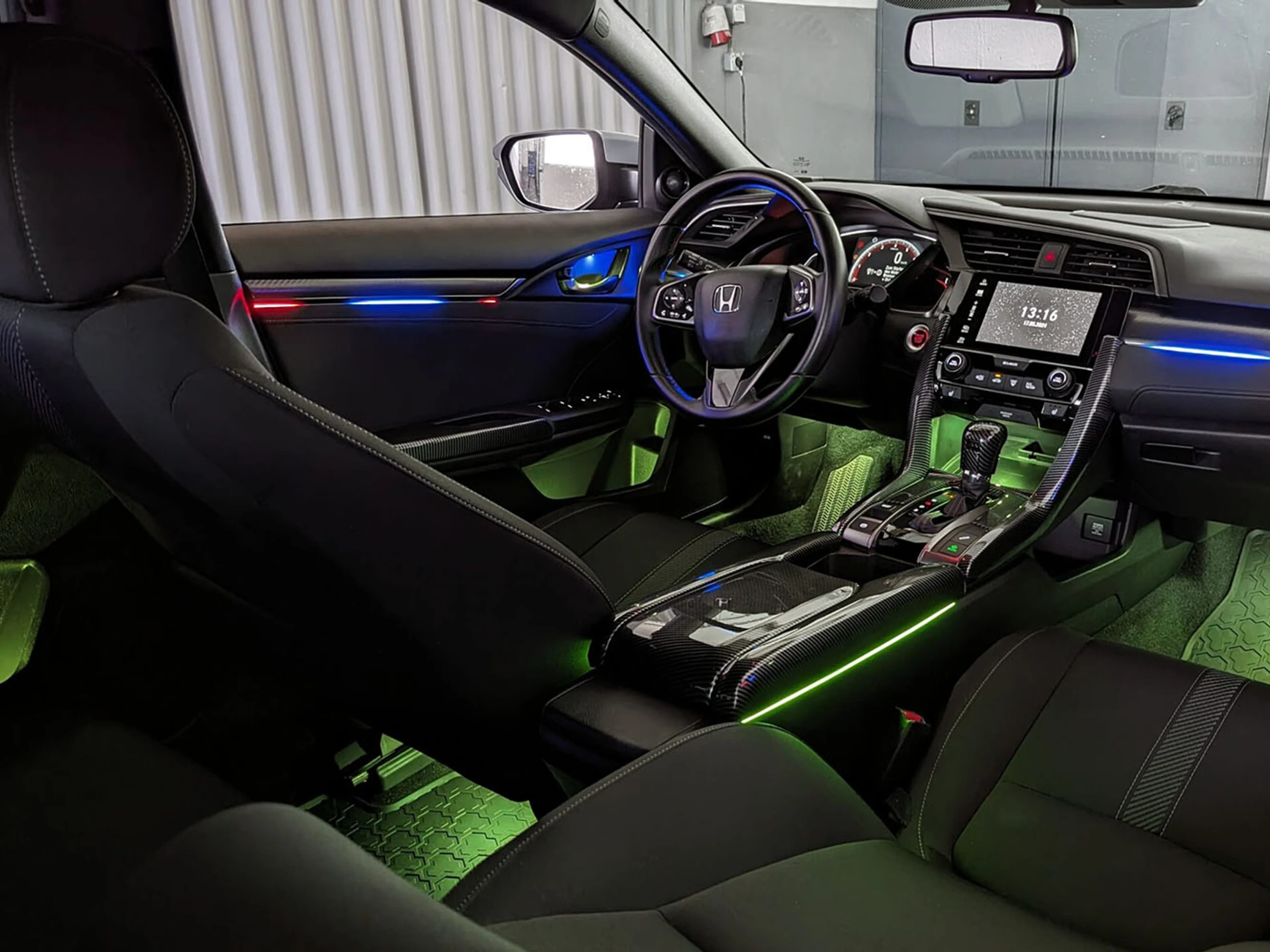 Iluminación Ambiental Honda Civic