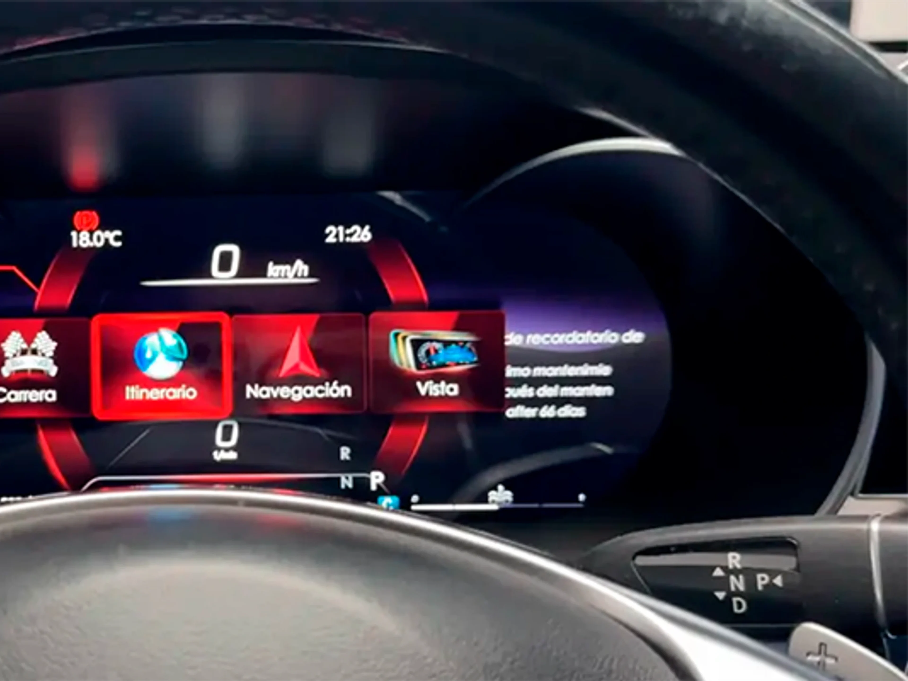 Cuadro digital integrado Mercedes GLC