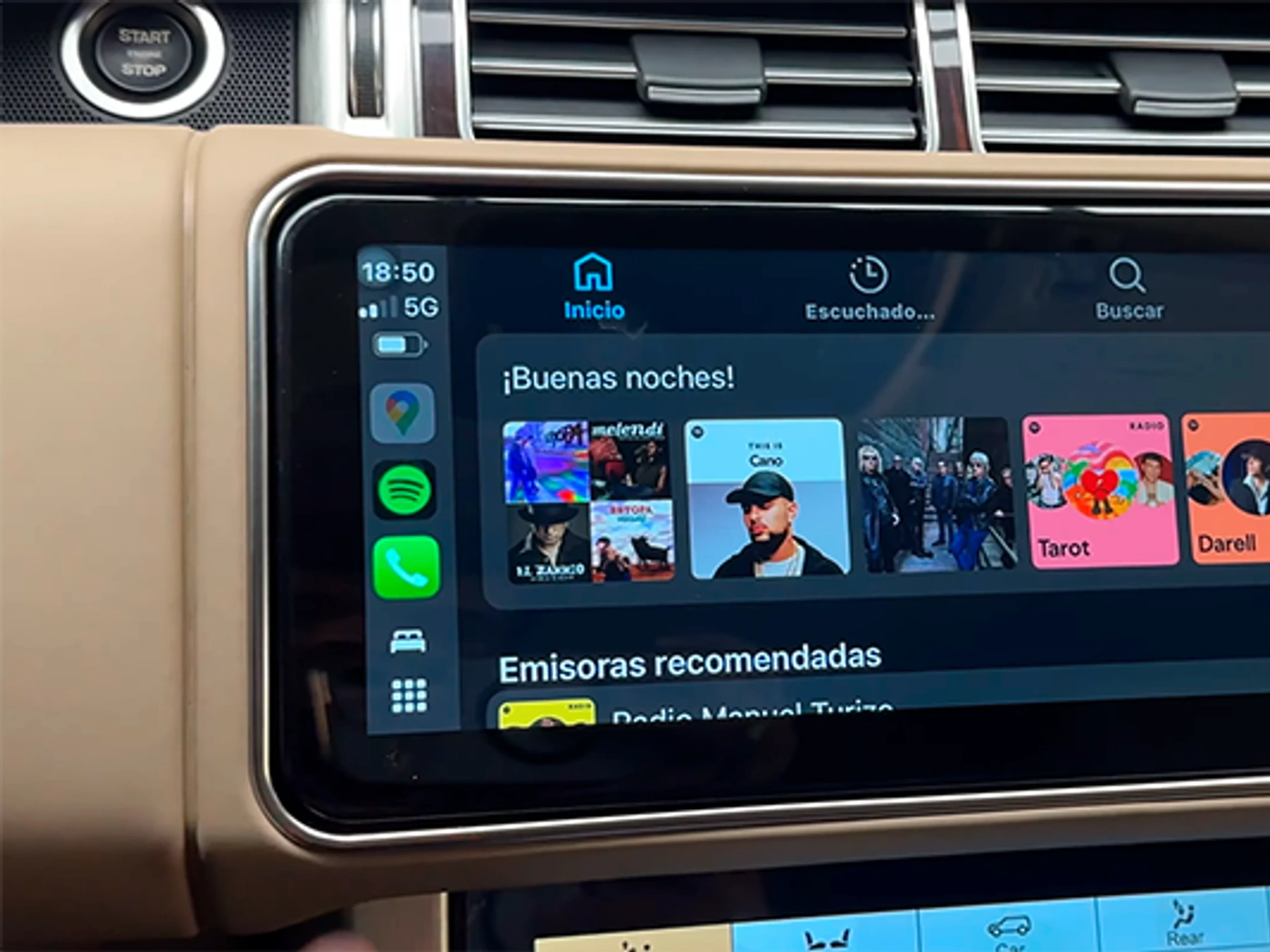 Pantalla integrada 12,3” Range Rover