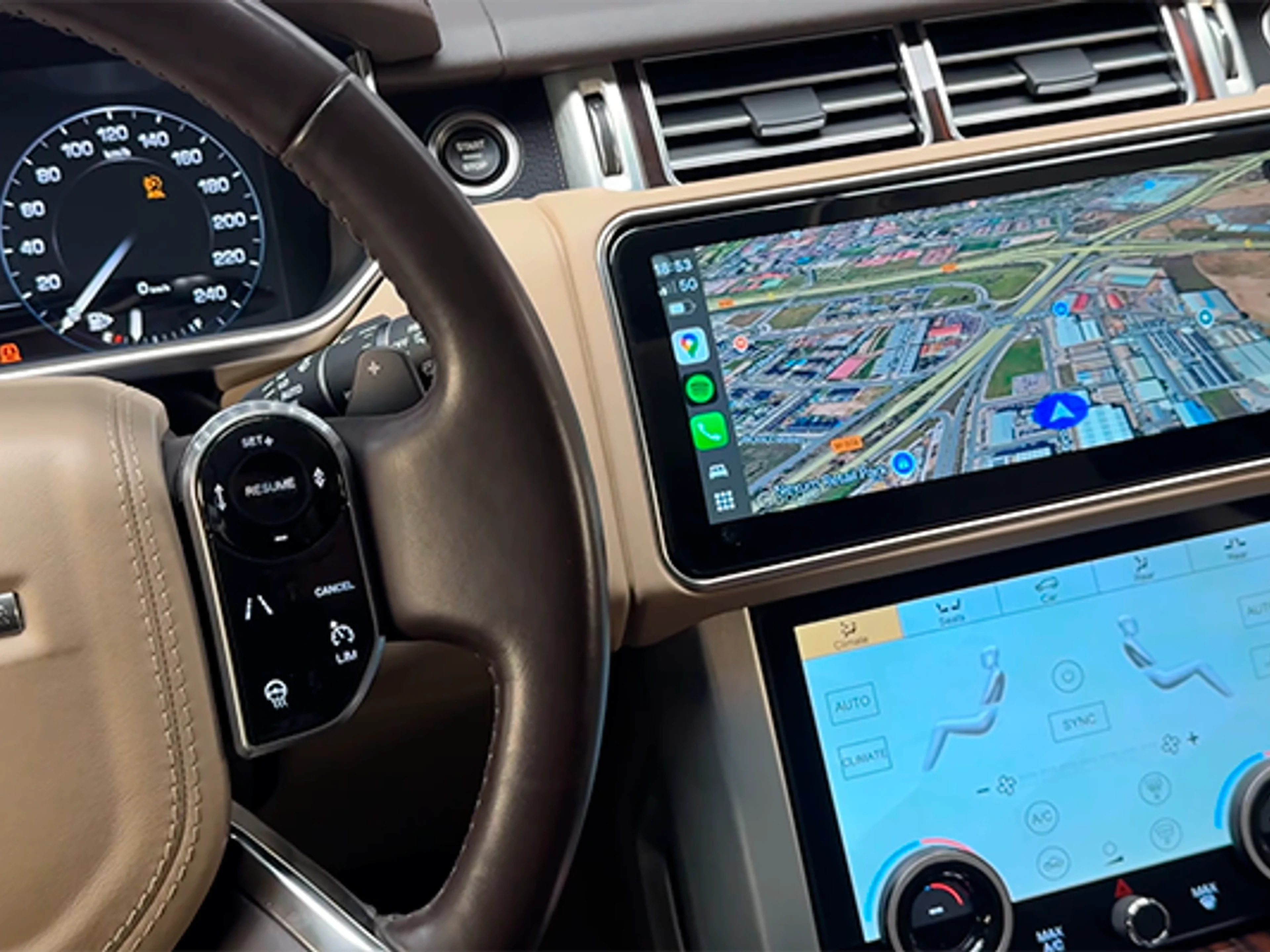 Climatizador digital Range Rover
