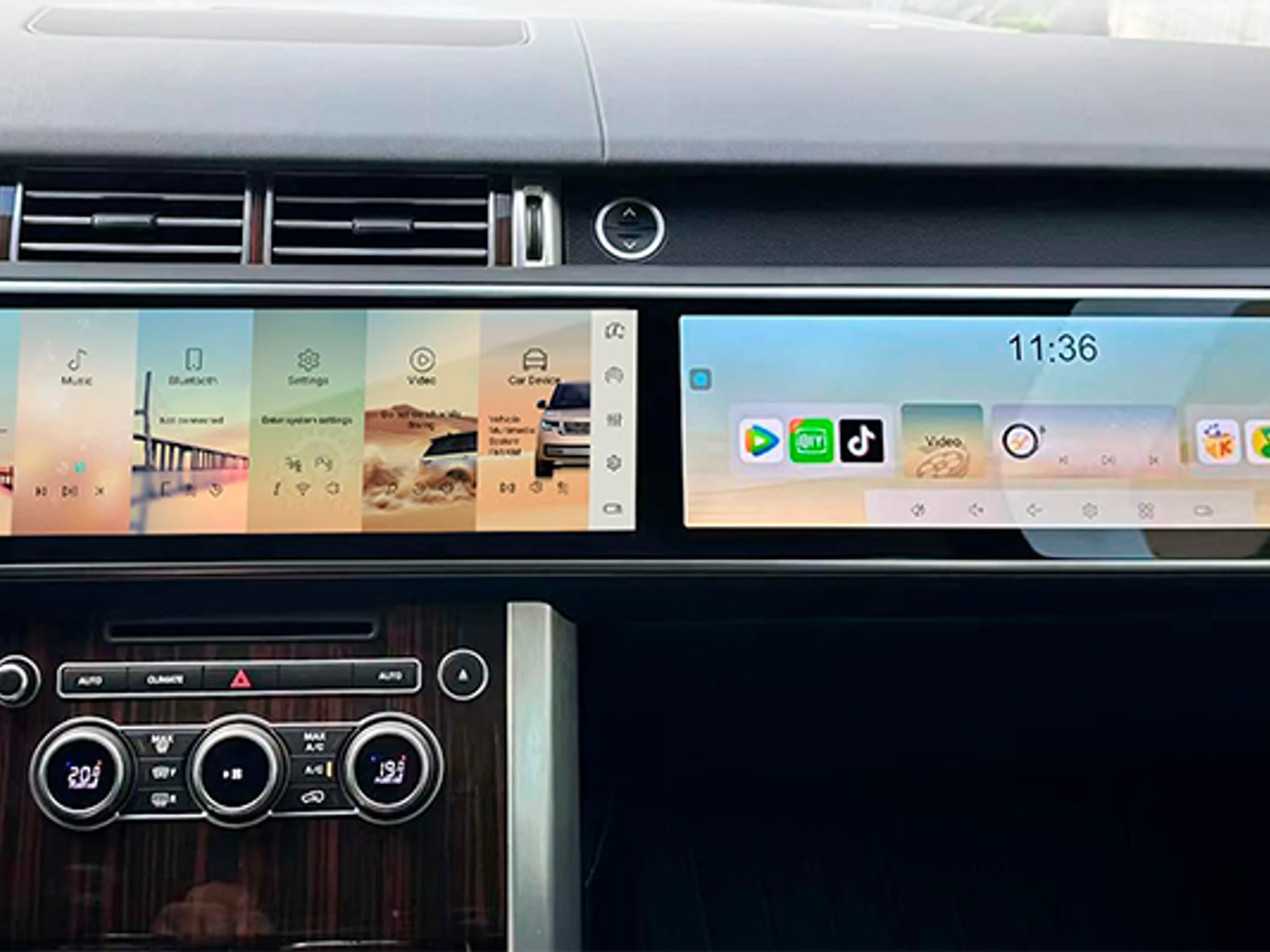 Pantalla Dual Range Rover