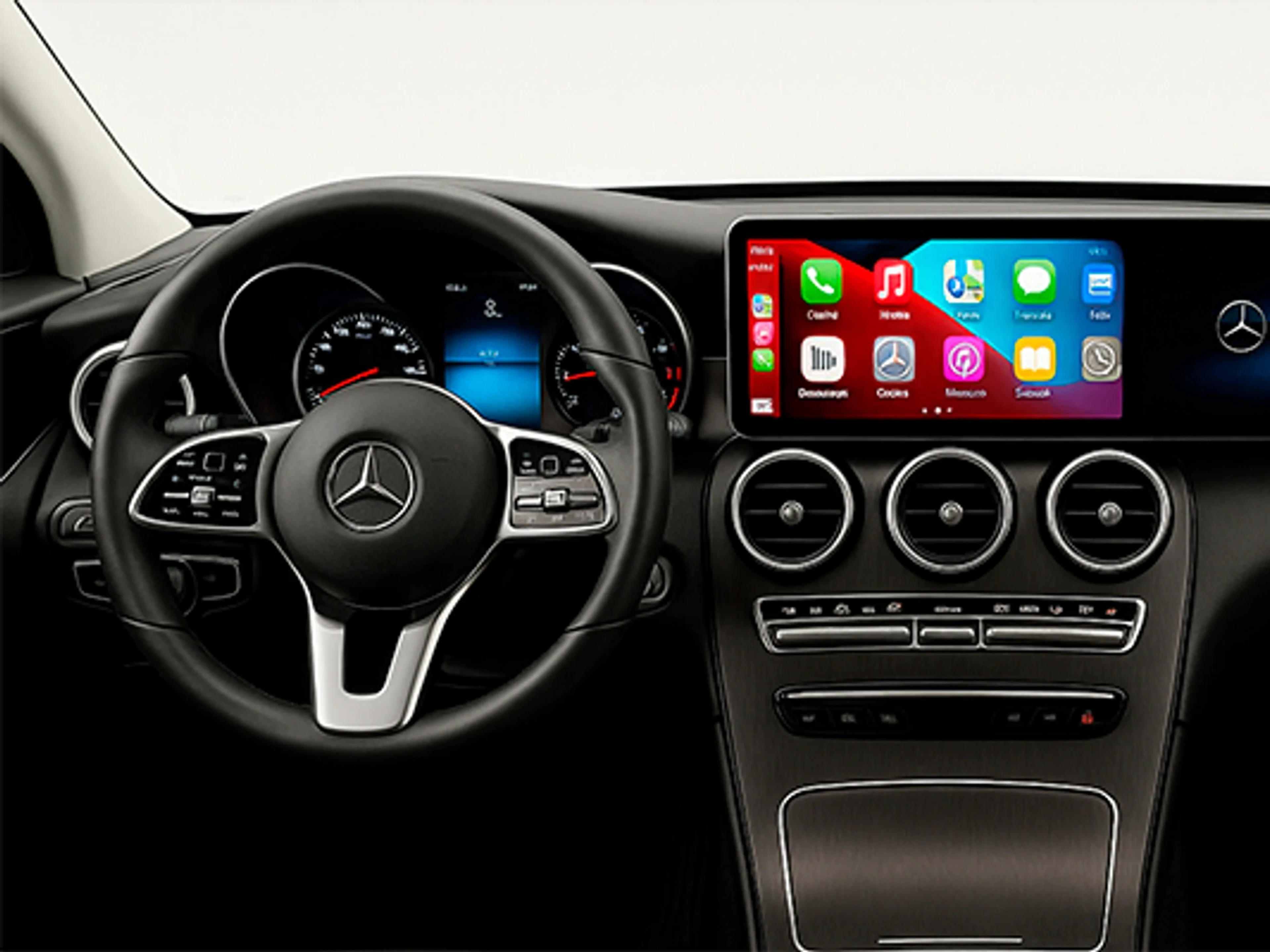Pantalla dual integrada Mercedes-Benz