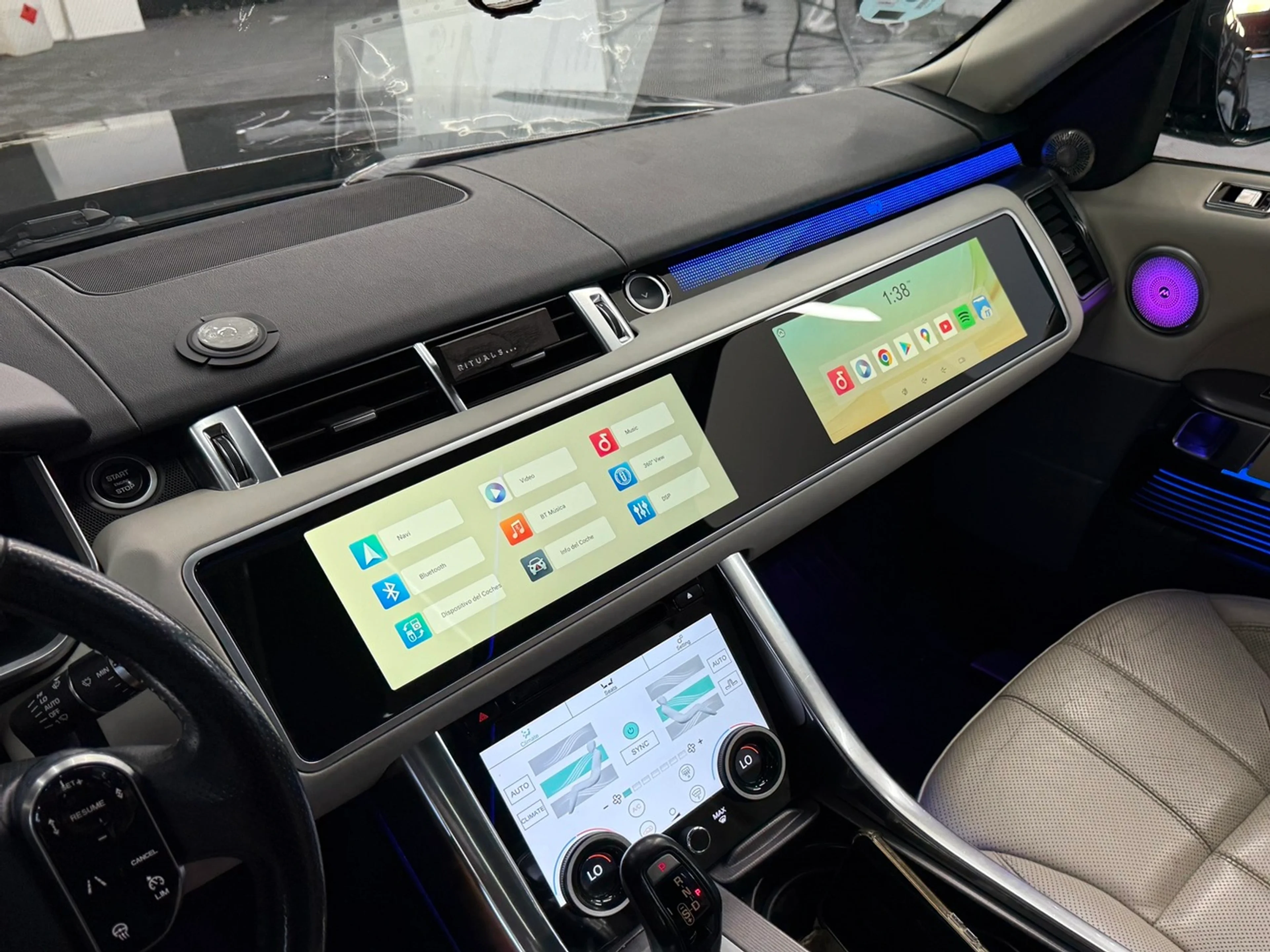 Iluminación Ambiental Para Range Rover Sport (2013-2022)