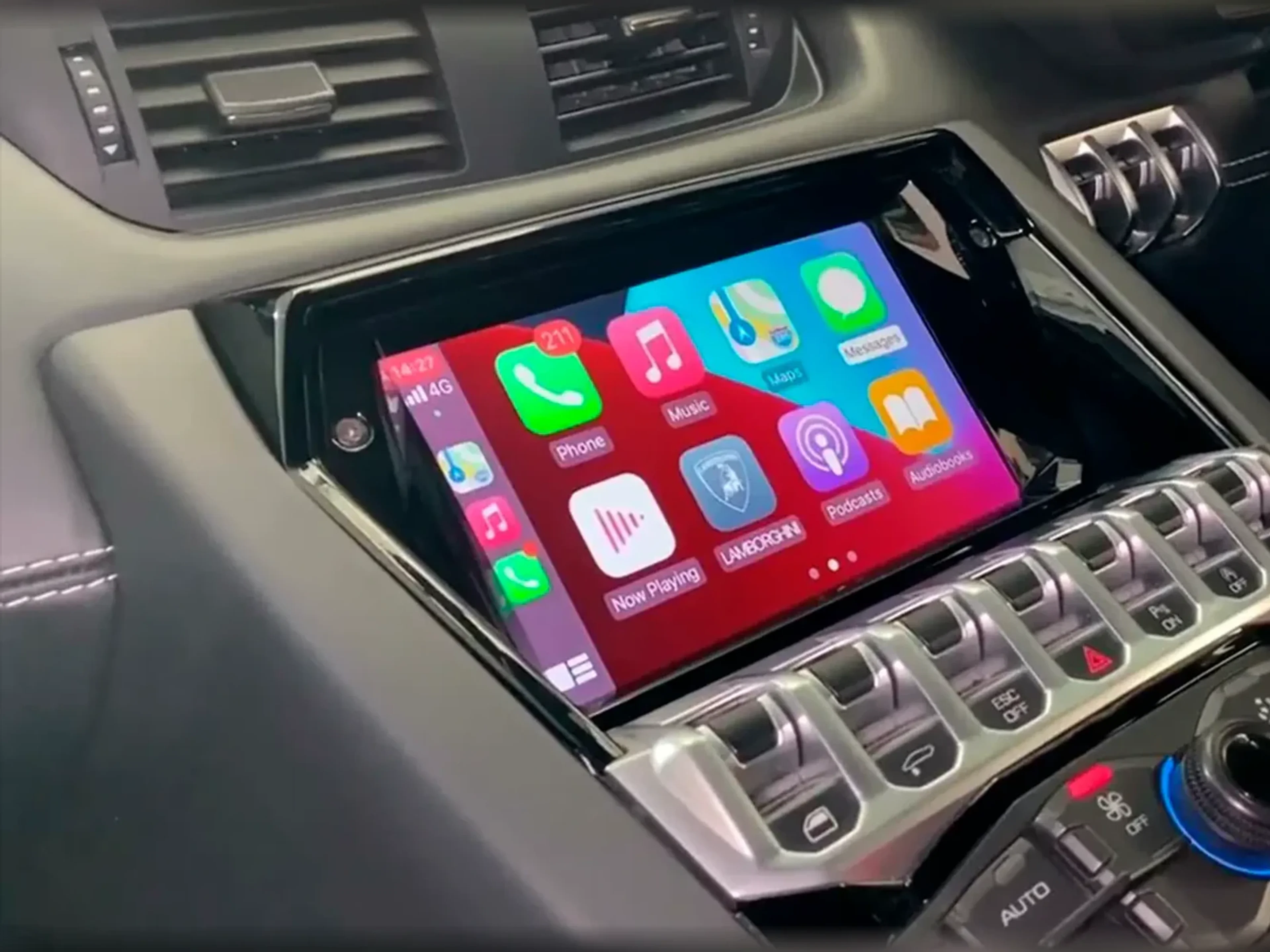 Modulo Interface CarPlay + Android Auto para Lamborghini