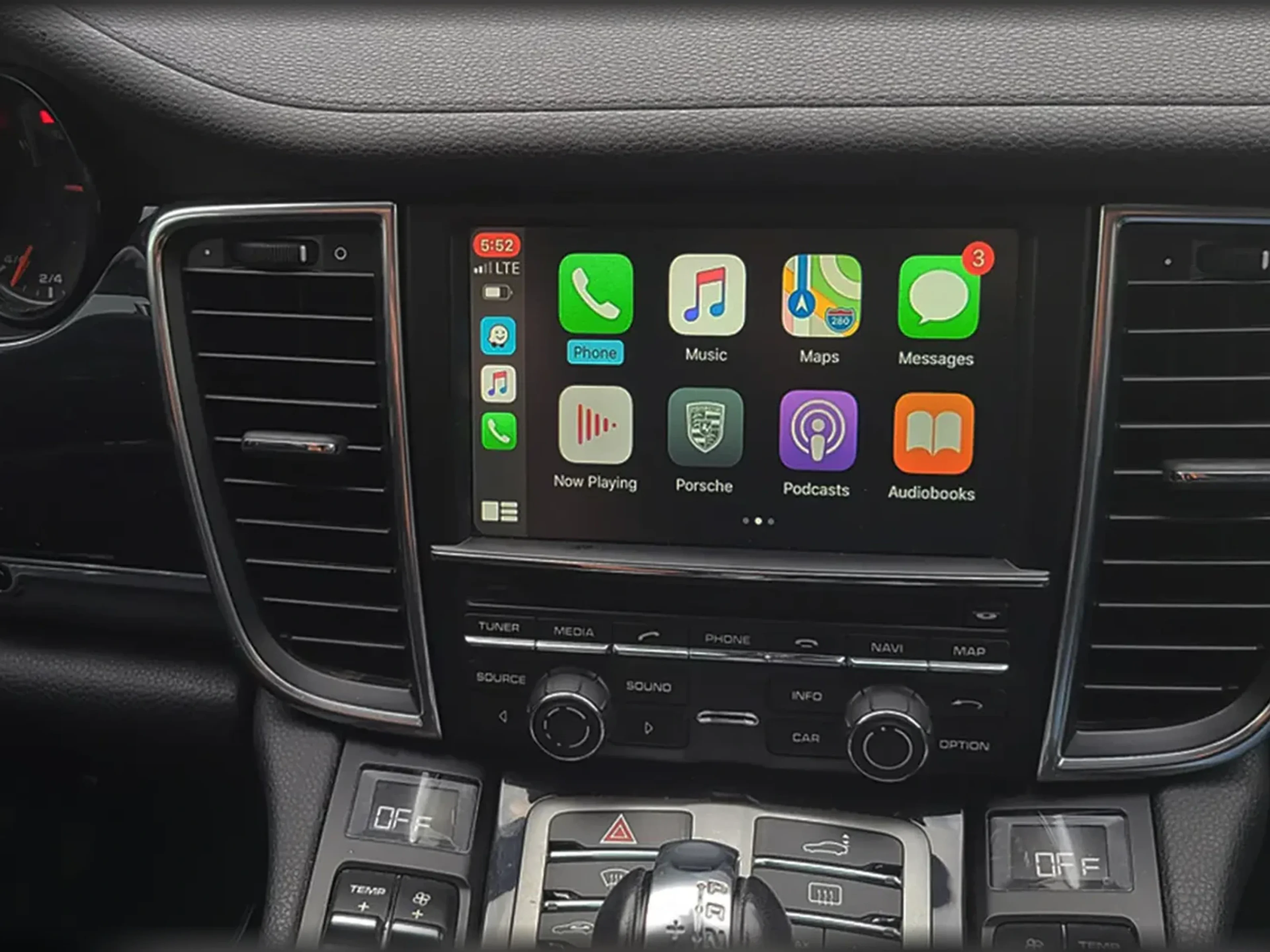Modulo Interface CarPlay + Android Auto para Porsche