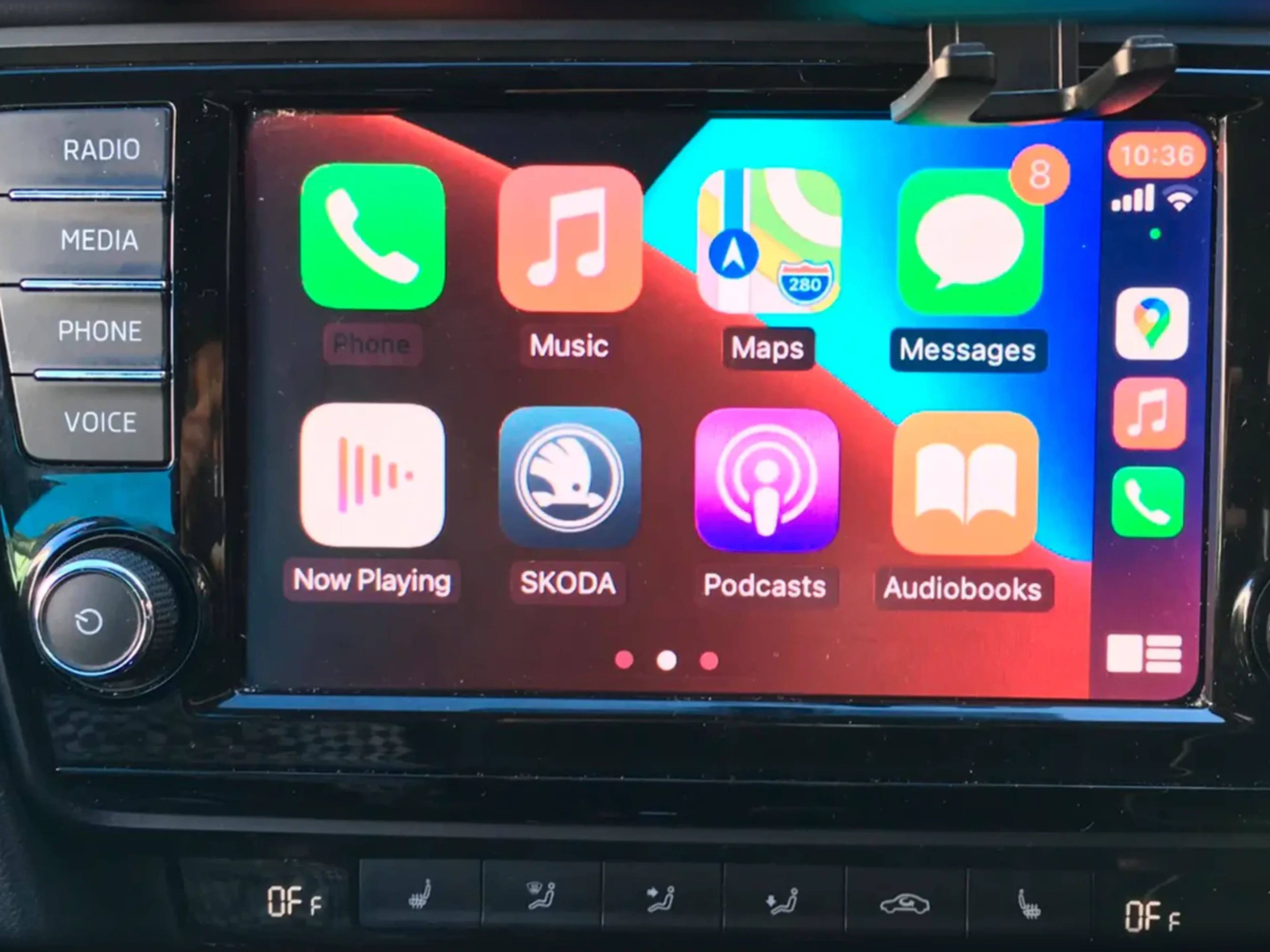 Modulo Interface CarPlay para Skoda