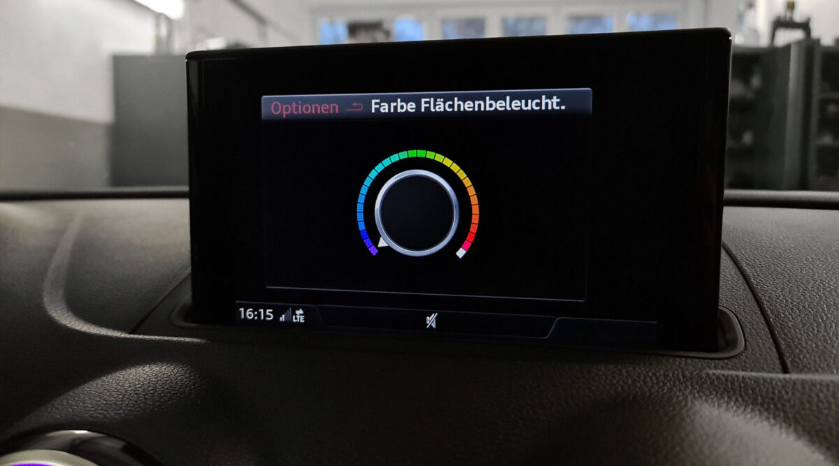 Iluminación Ambiental Audi A3  (8V) - Imagen 3