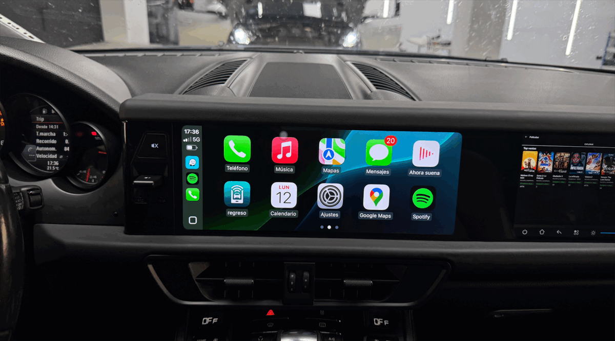Pantalla Dual Porsche Cayenne - Imagen 2