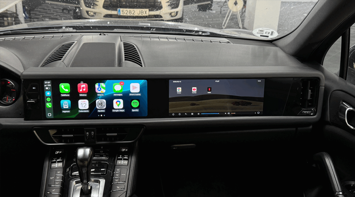 Pantalla Dual Porsche Cayenne - Imagen 5
