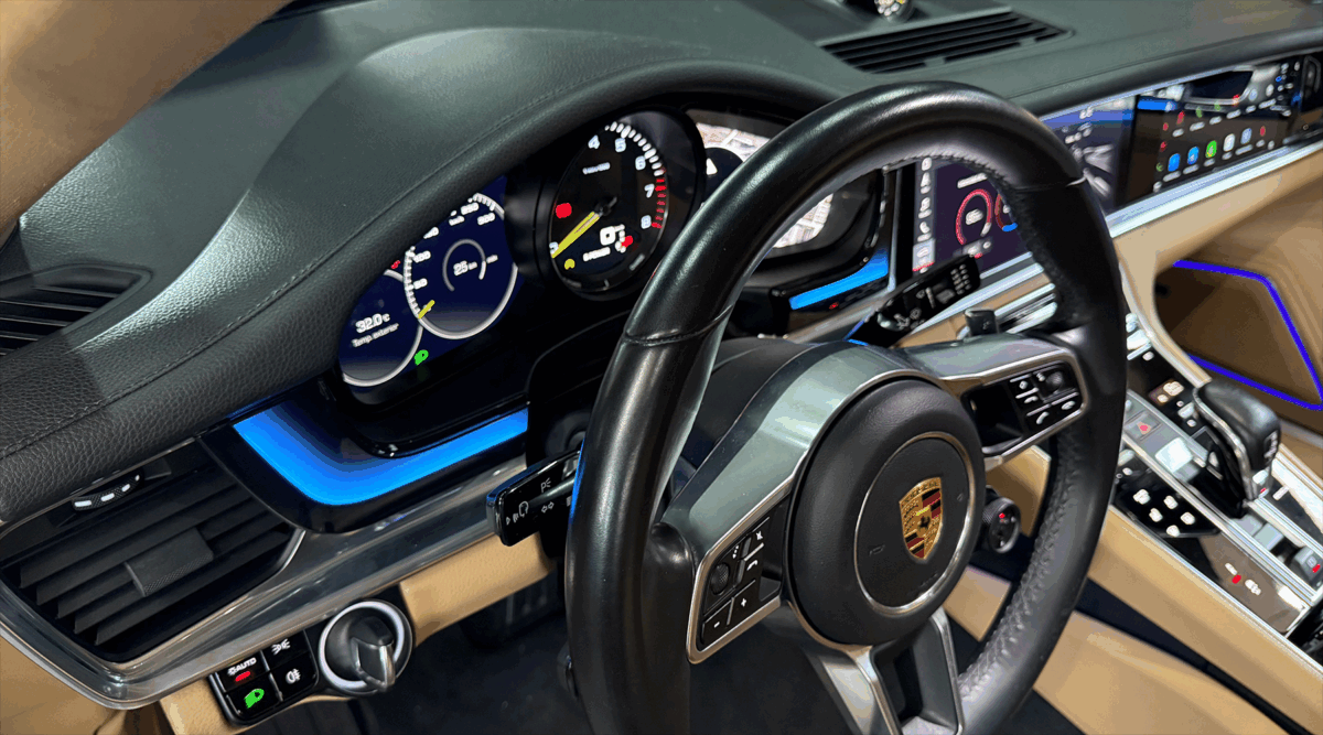 Iluminación Ambiental Porsche Panamera 971 - Imagen 7