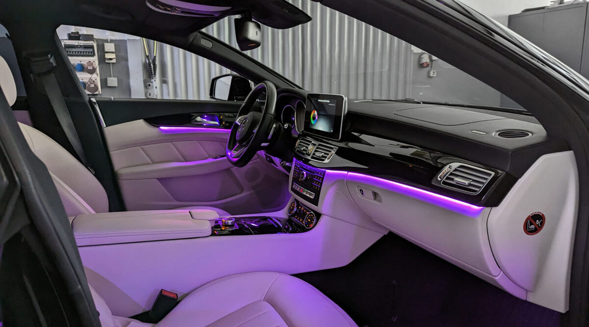 Iluminación Ambiental Mercedes-Benz Clase E (W212) - Imagen 6