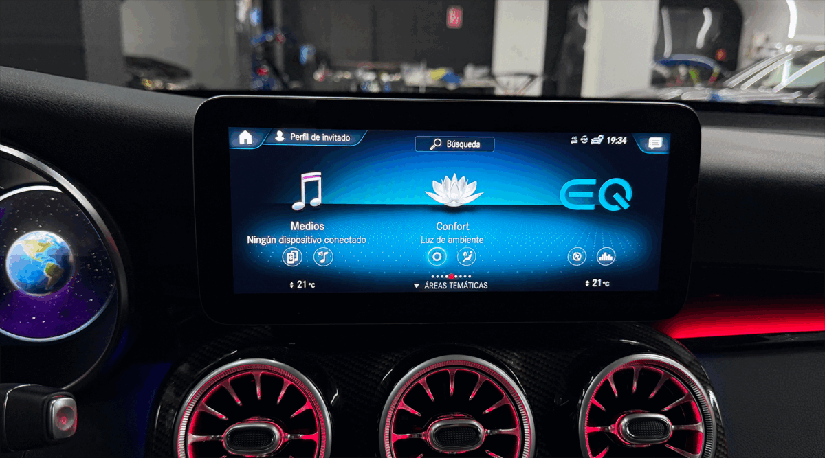 Pantalla Integrada 10,25” Original Mercedes Clase C - Imagen 5