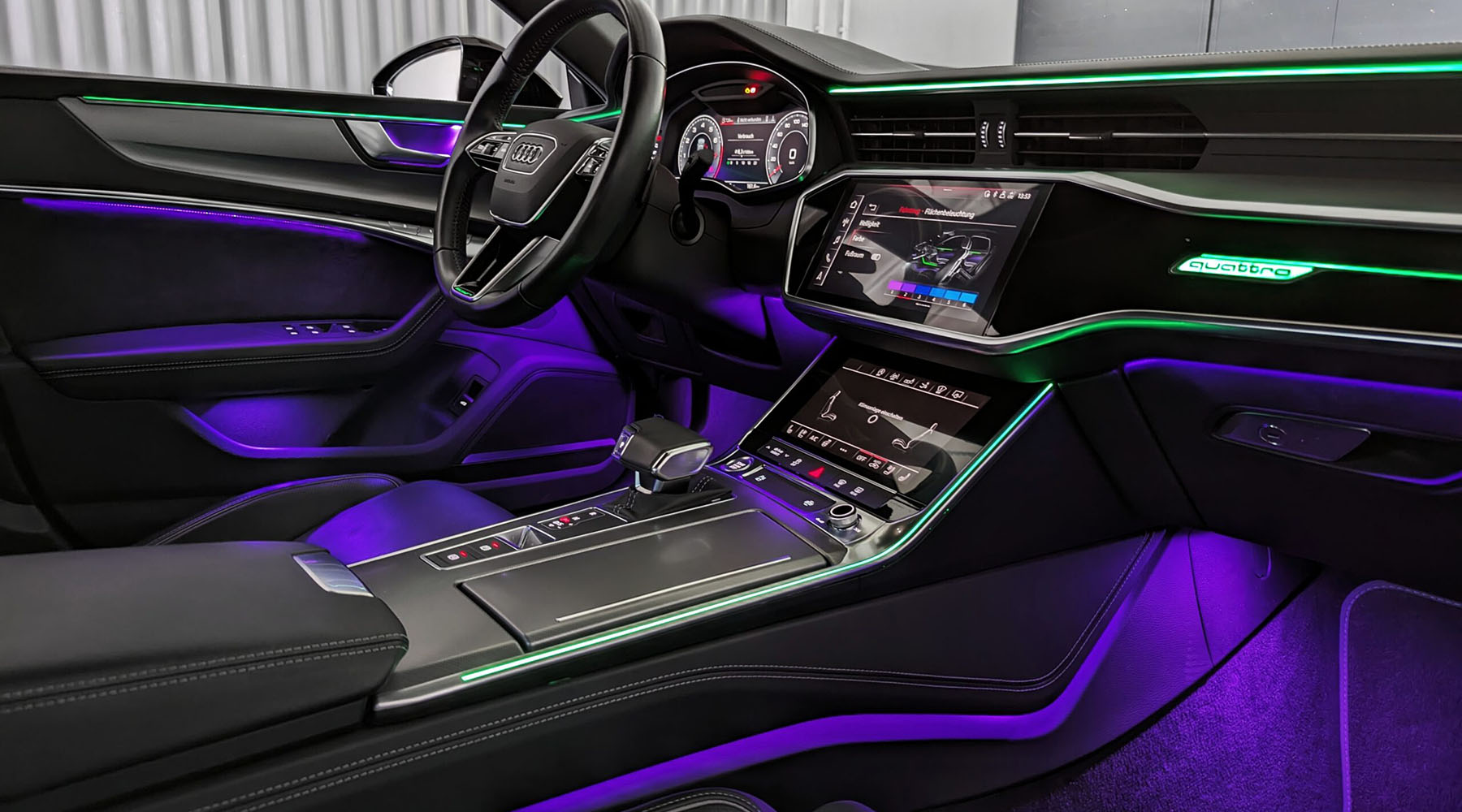 Iluminación ambiental AUDI A7 C8 4K - Imagen 4