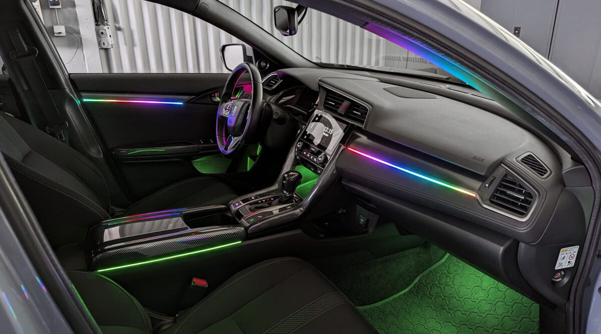 Iluminación Ambiental Honda Civic - Imagen 4