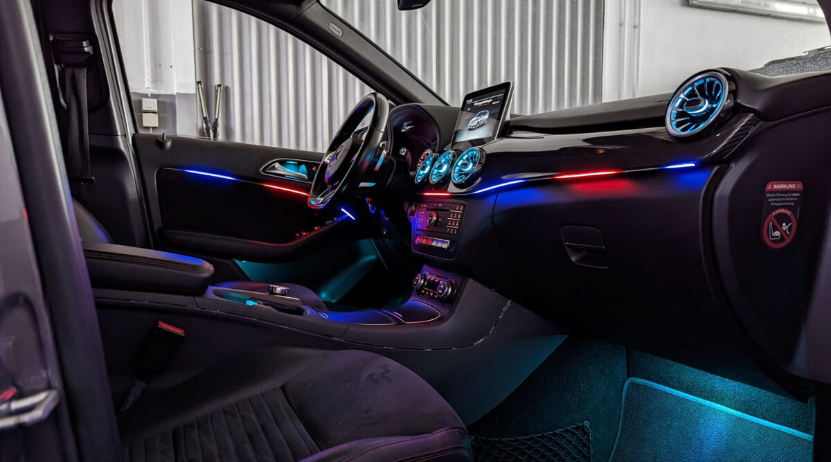 Iluminación Ambiental Mercedes-Benz Clase B (W246) - Imagen 8