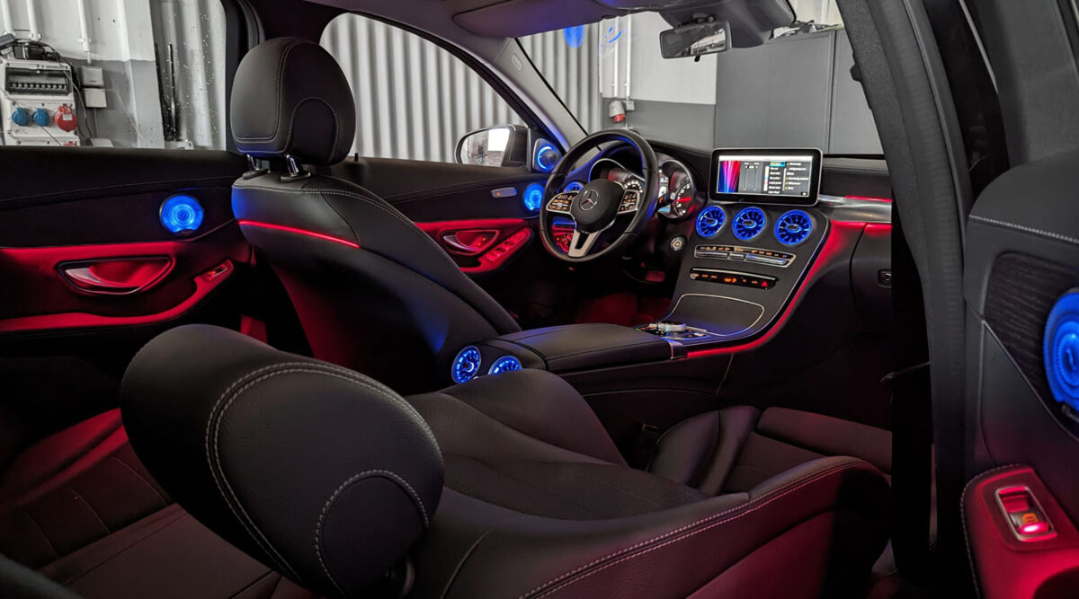Iluminación Ambiental Mercedes-Benz Clase C (W205) - Imagen 19