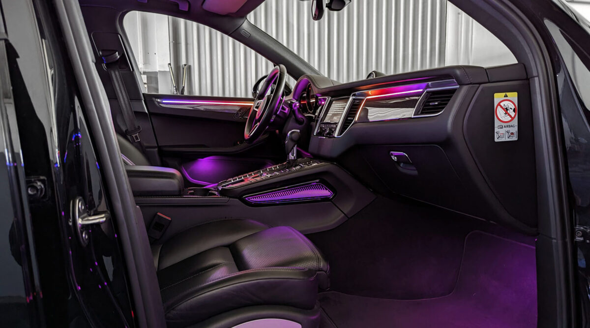 Iluminación Ambiental Porsche Macan - Imagen 11