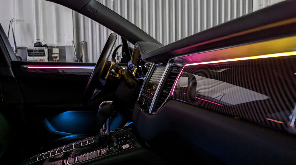 Iluminación Ambiental Porsche Macan - Imagen 12