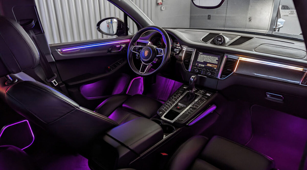 Iluminación Ambiental Porsche Macan - Imagen 13