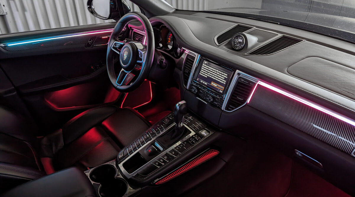 Iluminación Ambiental Porsche Macan - Imagen 14