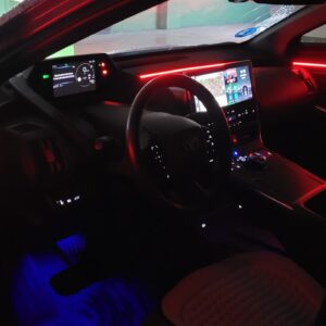 Foto subida por DANI · Toyota Bz4x · iluminación ambiental